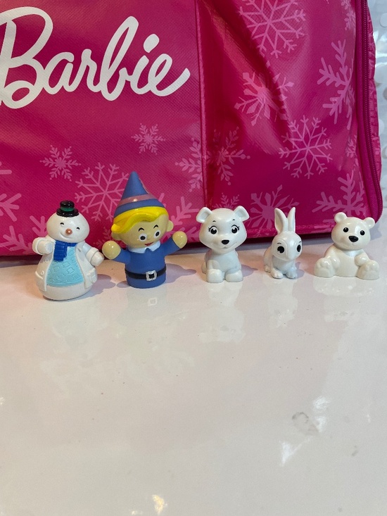 Barbie Ski Hill ⛷️Zip Bin with 🎁Festive & Fabulous Barbie - Picture 7 of 15